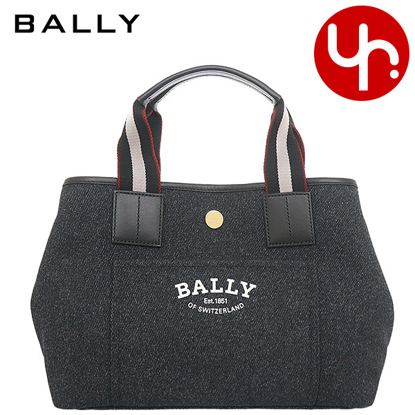 バリー 帆布・キャンバス トートバッグ メンズ バリー BALLY バッグ トートバッグ 6306291 ブラック×オーロソフト 特別送料無料 ドライヴァリア キャンバス レザー トートバッグ Mレディース メンズ ブランド 通販 通勤