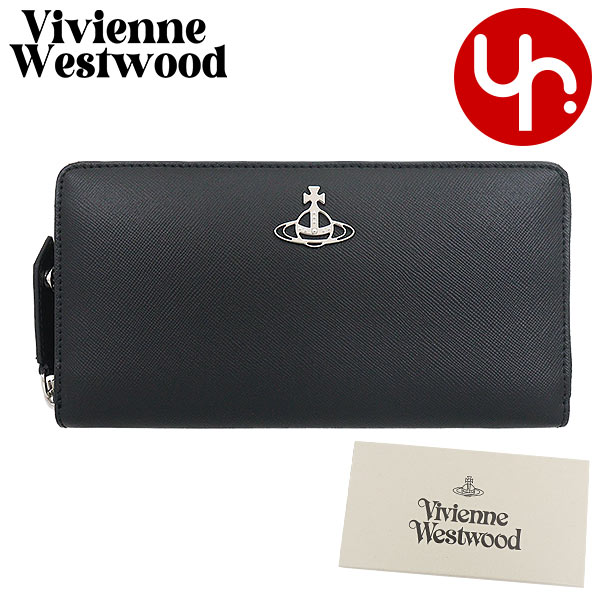 ヴィヴィアン ウエストウッド Vivienne Westwood 財布 長財布 51050052 42093 ブラック 特別送料無料 ケント PVC レザー ロング ジップ アラウンド ウォレットレディース メンズ ブランド 通販 2023AW