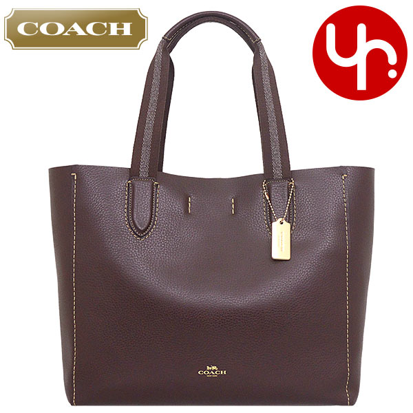 コーチ 革トートバッグ レディース コーチ COACH バッグ トートバッグ F58660 58660 オックスブラッド×メタリックチェリー 特別送料無料 ダービー レザー トート アウトレット品レディース ブランド 通販 通勤 2024SS