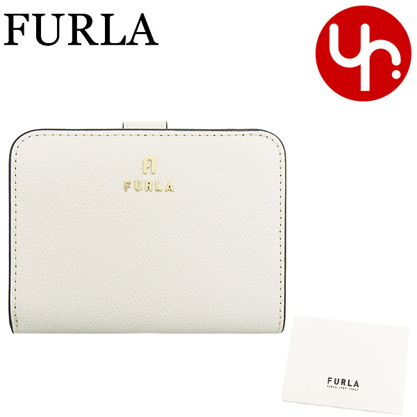 フルラ 革二つ折り財布 レディース フルラ FURLA 財布 二つ折り財布 WP00315 ARE000 マシュマロ 1704S MARSHMALLOW 特別送料無料 フルラ カメリア レザー スモール コンパクト ウォレットレディース ブランド 通販 L型 2024SS