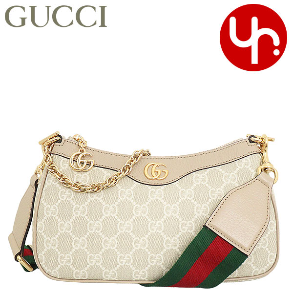 グッチ ショルダーバッグ（レディース） グッチ GUCCI バッグ ショルダーバッグ 735132 UULAG ベージュ×ホワイト 特別送料無料 オフィディア GG スプリーム キャンバス 2WAY スモール ハンドバッグレディース ブランド 通販 斜めがけ 2024SS