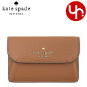 ケイト・スペード ニューヨーク パスケース ケイトスペード kate spade 小物 カードケース KA574 ウォームジンジャーブレッド 特別送料無料 ダンプリング ペブルド レザー スモール フラップ カード ホルダー コイン ケース アウトレット品レディース ブランド 通販 2024SS