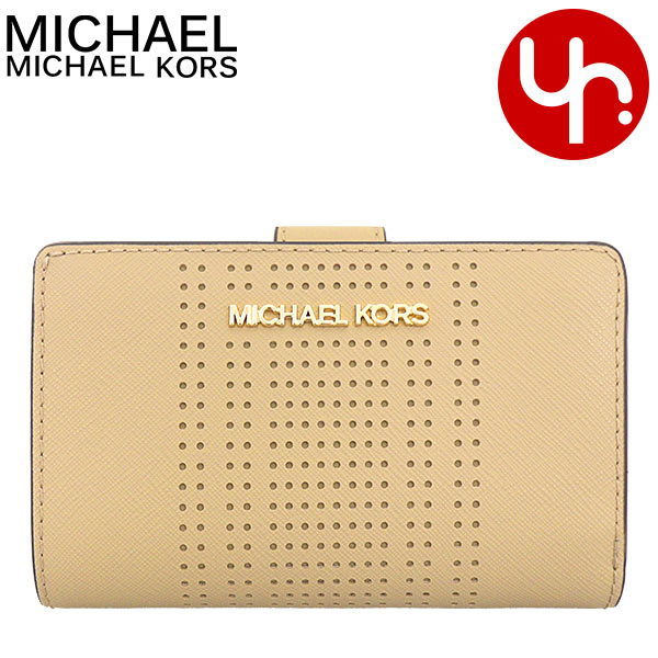 マイケルコース MICHAEL KORS 財布 二つ折り財布 35S4GTVF6L キャメル 特別送料無料 ジェット セット トラベル ミディアム ビルフォールド ジップ コンパクト ウォレット アウトレット品レディース ブランド 通販 2024SS