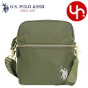 ユーエスポロアッスン U.S.POLO ASSN. バッグ ショルダーバッグ USPA-2669 ライトカーキ 特別送料無料 リサイクルナイロン スクエア ショルダーバッグレディース ブランド 通販 斜めがけ(4)