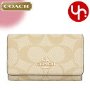 コーチ COACH 小物 キーケース F77998 77998 ライトカーキ×ローズ 特別送料無料 シグネチャー 5連 キーケース アウトレット品レディース ブランド 通販 2024SS