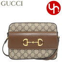 グッチ ショルダーバッグ（レディース） グッチ GUCCI バッグ ショルダーバッグ 645454 92TCG ベージュエボニー×ブラウン 特別送料無料 GGスプリームキャンバス レザー ホースビット スモール ショルダーバッグレディース ブランド 通販 斜めがけ