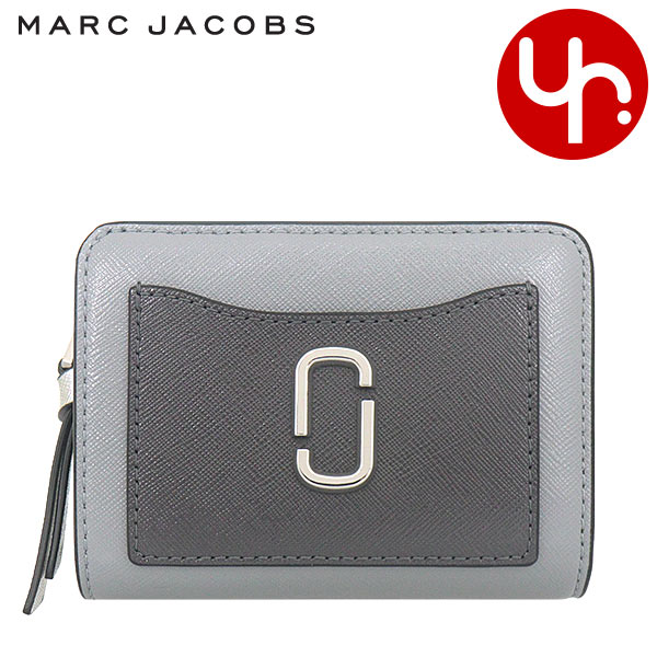 マークジェイコブス 財布（レディース） マークジェイコブス Marc Jacobs 財布 二つ折り財布 2F3SMP062S07 ウルフグレイマルチ 特別送料無料 ザ スナップショット サフィアーノレザー ミニ コンパクト ウォレットレディース ブランド 通販 L型 2024SS