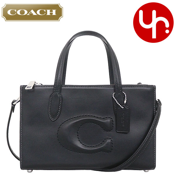 コーチ COACH バッグ ショルダーバッグ FCR097 CR097 ブラック 特別送料無料 ニーナ リファインド カーフ レザー スモール トート アウトレット品レディース ブランド 通販 斜めがけ 2024SS