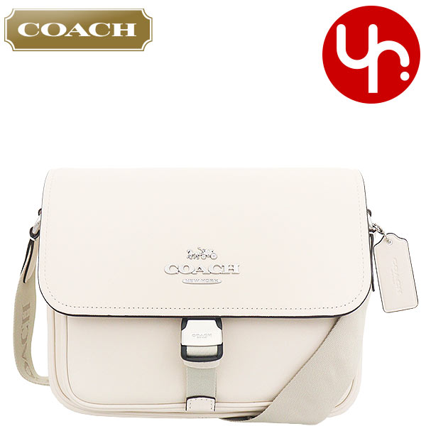 コーチ 革ショルダーバッグ メンズ コーチ COACH バッグ ショルダーバッグ FCR098 CR098 チョーク 特別送料無料 ペース リファインド カーフ レザー メッセンジャー バッグ アウトレット品レディース メンズ ブランド 通販 斜めがけ 2024SS