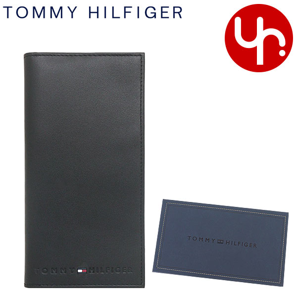 トミー ヒルフィガー 財布（メンズ） トミー ヒルフィガー TOMMY HILFIGER 財布 長財布 31TL19X006 ブラック 特別送料無料 WELLESLEY ジェニュイン レザー ロング ジップ ウォレットメンズ ブランド 通販 薄型 2024SS