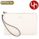 コーチ COACH 小物 ポーチ FCV396 CV396 チョーク 特別送料無料 ラグジュアリー リサイクル レザー コーナー ジップ リストレット アウトレ...