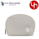 ユーエスポロアッスン U.S.POLO ASSN. 小物 ポーチ USPA-2637 ライトグレー 送料別 PUレザー ラウンド ミニ ポーチレディース ブラン...