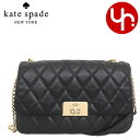 ケイトスペード kate spade バッグ ショルダーバッグ KH228 ブラック 特別送料無料 キャリースムース キルテッド レザー ミディアム フラップ ショルダー バッグ アウトレット品レディース ブランド 通販 斜めがけ 2024AW