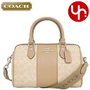 コーチ COACH バッグ ショルダーバッグ FCW376 CW376 サンド×トープ 特別送料無料 シグネチャー コーティング キャンバス ローワン サッチェル アウトレット品レディース ブランド 通販 斜めがけ 旅行 通勤 2024AW(4)