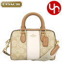 コーチ COACH バッグ ショルダーバッグ FCR243 CR243 ライトカーキ×チョーク ライトサドル 特別送料無料 シグネチャー コーテッド キャンバス ストライプ ミニ ローワン クロスボディー アウトレット品レディース ブランド 通販 斜めがけ 旅行 通勤 2024AW