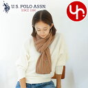 ユーエスポロアッスン U.S.POLO ASSN. アパレル マフラー USPA2014 キャメル 特別送料無料 ポイントゲッター ロゴ ニットケーブル マフラ...