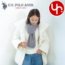 ユーエスポロアッスン U.S.POLO ASSN. アパレル マフラー USPA2014 ライトグレー 特別送料無料 ポイントゲッター ロゴ ニットケーブル マ...