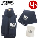 ヴィヴィアン ウエストウッド Vivienne Westwood アパレル マフラー 8103013J W010X ネイビーブルー 特別送料無料 ロゴ パッチ ...