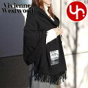 ヴィヴィアン ウエストウッド Vivienne Westwood アパレル マフラー 8103013J W010X ブラック 特別送料無料 ロゴ パッチ フリン...