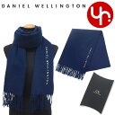 ダニエルウェリントン Daniel Wellington アパレル マフラー DW02400002 ネイビー 特別送料無料 ロゴ 刺繍 フリンジ マフラー スト...