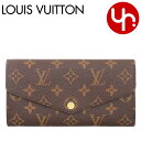 ルイ・ヴィトン LOUIS VUITTON 財布 長財布 M60531 ブラウン 特別送料無料 ポルトフォイユ サラ モノグラム キャンバス フラップ ウォレットレディース メンズ ブランド 通販 2024AW
