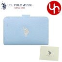 ユーエスポロアッスン U.S.POLO ASSN. 財布 二つ折り財布 USPA2685 ブルー 特別送料無料 ポイントゲッター ロゴ レザー コーナー ジップ カード ウォレットレディース ブランド 通販 2024AW(4)