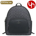 コーチ COACH バッグ リュック FCZ176 CZ176 チャコール×ブラック 特別送料無料 シグネチャー コーテッド キャンバス レザー コート バック...