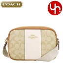 コーチ COACH バッグ ショルダーバッグ FCT255 CT255 ライトカーキ×チョーク ライトサドル 特別送料無料 ジェイミー シグネチャー コーテッド...