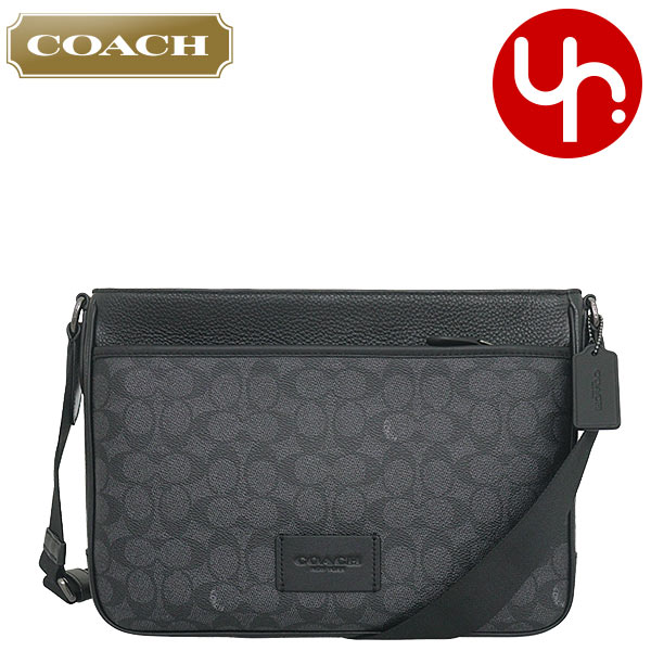 コーチ COACH バッグ ショルダーバッグ FCV761 CV761 チャコール×ブラック 特別送料無料 シグネチャー ディストリクト クロスボディー アウトレット品メンズ レディース ブランド 通販 斜めがけ 旅行 通勤 2025SS