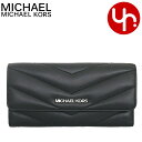 マイケルコース MICHAEL KORS 財布 長財布 35R4STVF9V ブラック 特別送料無料 ジェット セット トラベル キルテイング レザー エンベロープ コンチネンタル ウォレット アウトレット品レディース ブランド 通販 2025SS(4)