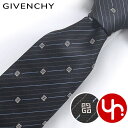 ジバンシィ GIVENCHY アパレル ネクタイ GV80LS J5907 ブラック 特別送料無料 ジバンシィ ストライプ ロゴ シルク ネクタイメンズ ブラン...