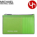 マイケルコース MICHAEL KORS 財布 コインケース 36S4LCOZ7L ジャングルグリーン 特別送料無料 クーパー ペブルド レザー スリム ジップ...