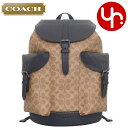 コーチ COACH バッグ リュック FCW211 CW211 タン×ブラック 特別送料無料 ワーナー シグネチャー コーテッド キャンバス レザー バックパッ...