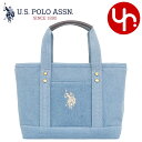 ユーエスポロアッスン U.S.POLO ASSN. バッグ トートバッグ USPA1862 ライトデニム×ライトデニム 特別送料無料 キャンバス ロゴ トート バッグ Sレディース ブランド 通販 2025SS(4)