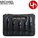 マイケルコース MICHAEL KORS 財布 コインケース 35T5STVP1A ブラック 特別送料無料 ジェット セット トラベル パテント スモール トッ...