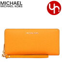 マイケルコース MICHAEL KORS 財布 長財布 35T7GTVE7L ポップオレンジ 特別送料無料 ジェット セット トラベル レザー ラージ トラベル...