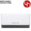 マイケルコース MICHAEL KORS 財布 長財布 35S5STVF3B オプティックホワイトマルチ 特別送料無料 ジェット セット トラベル シグネチャー ラージ トライフォールド ウォレット アウトレット品レディース ブランド 通販 2025SS