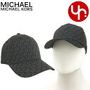 マイケルコース MICHAEL KORS アパレル 帽子 OT4003W2QQ ブラック 特別送料無料 シグネチャー ベースボール キャップ アウトレット品メン...