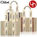 クロエ chloe バッグ トートバッグ CHC22AS383 I26 特別送料無料 WOODY ウッディ リネン キャンバス ロゴ リボン ミディアム トート レディース ブランド 通販 旅行 通勤