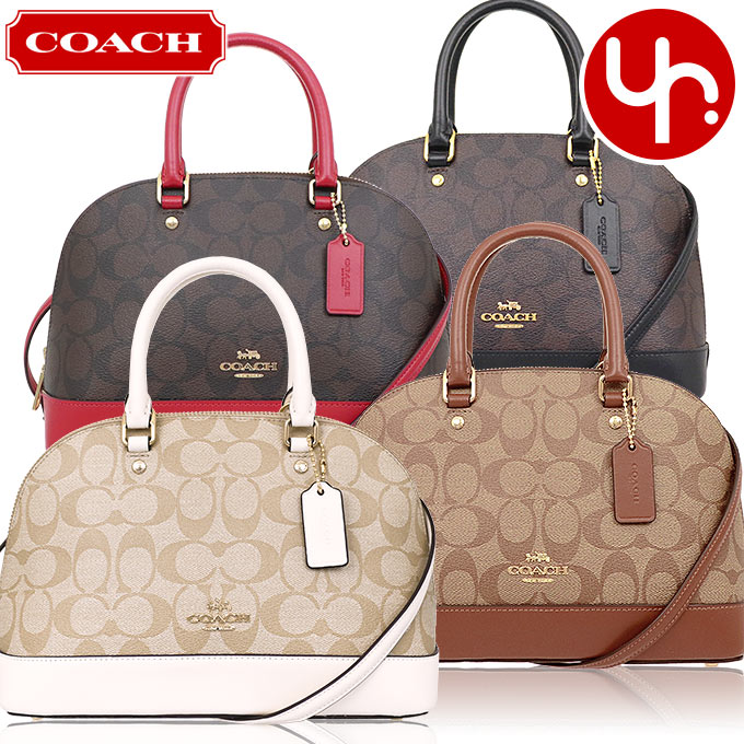 コーチ COACH バッグ ハンドバッグ F27583 特別送料無料 コーチ ラグジュアリー シグネチャー ミニ シエラ サッチェル アウトレットレディース ブランド 通販 斜めがけ