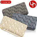 コーチ COACH 財布 長財布 FCF521 CF521 特別送料無料 シグネチャー モノグラム プリント ロング ジップ アラウンド ウォレット （ストラップ付き） アウトレット品レディース ブランド 通販 2023SS