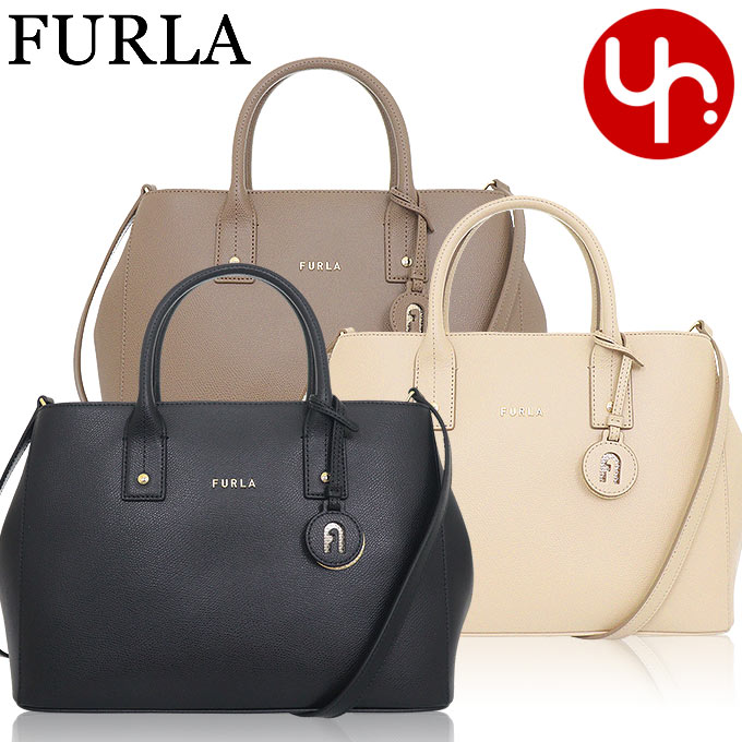 フルラ 革トートバッグ レディース フルラ FURLA バッグ トートバッグ WB01286 ARE000 AF000 ACERO 特別送料無料 リンダ レザー スモール トート ショルダーストラップ付きレディース ブランド 通販 斜めがけ 2023AW あす楽