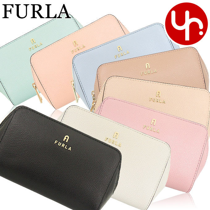 フルラ FURLA 小物 ポーチ WE00449 ARE000 特別送料無料 フルラ カメリア レザー ミディアム コスメティック ケース 化粧ポーチ レディース ブランド 通販 2023SS