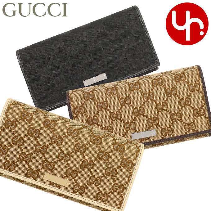 グッチ GUCCI 財布 長財布 244946 KY9IG 244946 KY9IR 特別送料無料 GG キャンバス レザー メタルバー フラップ ウォレット レディース ブランド 通販 2022