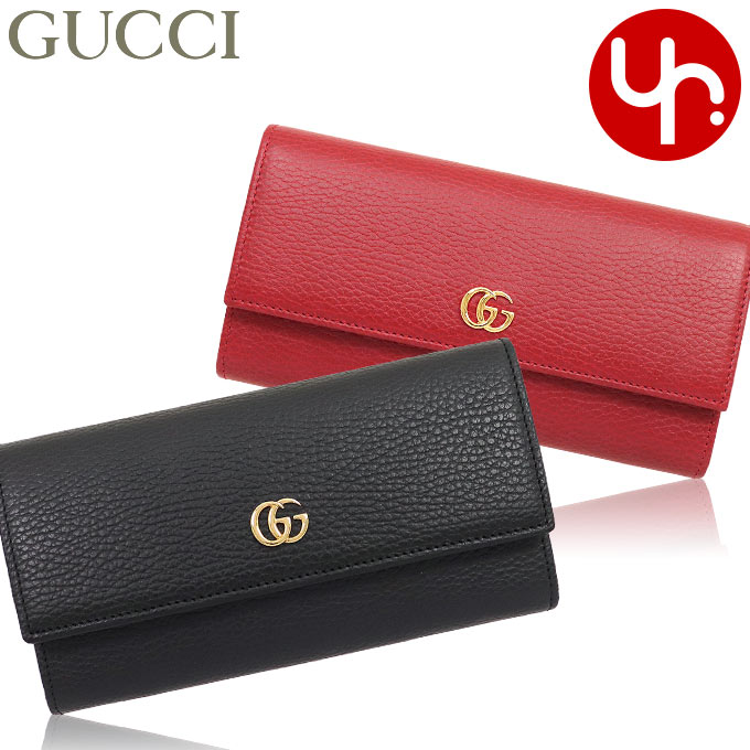 グッチ 革財布 レディース グッチ GUCCI 財布 長財布 456116 CAO0G 特別送料無料 プチ GG マーモント テクスチャード レザー フラップ コンチネンタル ウォレット レディース ブランド 通販 2022