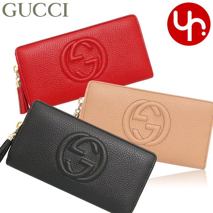 グッチ 長財布 レディース グッチ GUCCI 財布 長財布 598187 A7M0G 特別送料無料 ソーホー セラリウス レザー インターロッキング GG タッセル ラウンド ジップ ウォレット アウトレット品レディース ブランド 通販