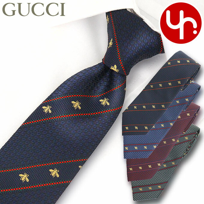 グッチ ネクタイ グッチ GUCCI アパレル ネクタイ 451528 4E002 メンズ 特別送料無料 LABOUR ビー ウェブ ライン ストライプ シルク ネクタイ ブランド 通販