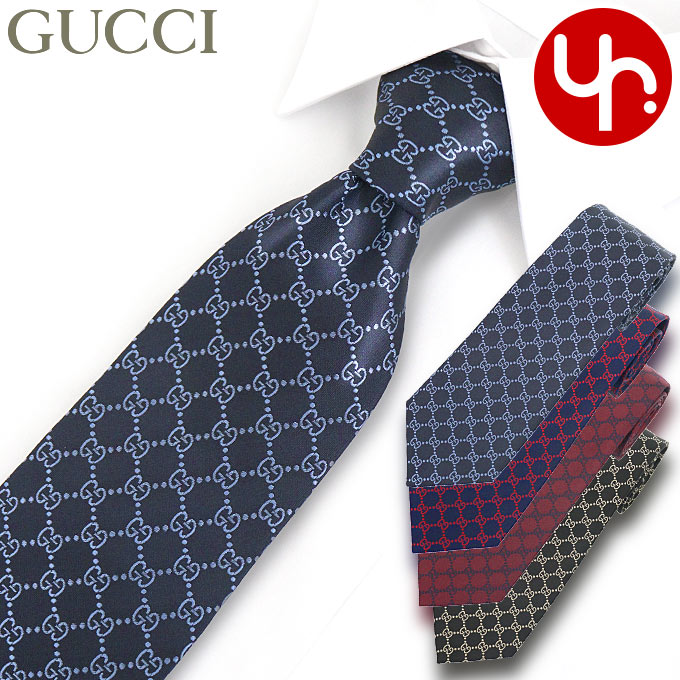 グッチ ネクタイ グッチ GUCCI アパレル ネクタイ 456524 4B002 メンズ 特別送料無料 FENDIN GG パターン ロゴ シルク ネクタイ ブランド 通販