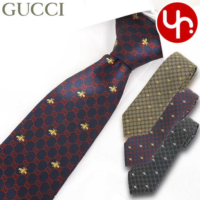 グッチ ネクタイ グッチ GUCCI アパレル ネクタイ 545078 4E002 メンズ 特別送料無料 GIBI インターロッキング GG ビー シルク ジャガード ネクタイ ブランド 通販