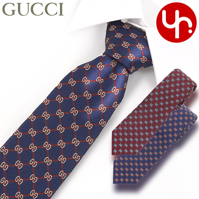 グッチ ネクタイ グッチ GUCCI アパレル ネクタイ 625461 4E002 メンズ 特別送料無料 GUSHION GG ランバス モチーフ シルク ネクタイ ブランド 通販